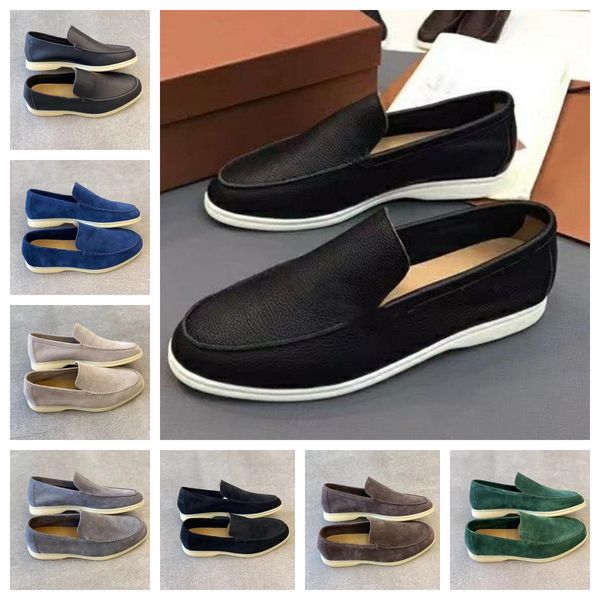 suede leather mens loro walk shoes luxury sneakers nubuck lock designer flats slip-on dress shoe large women walking shoes size 36-46 box, Black
suede leather mens loro walk shoes luxury sneakers nubuck lock designer flats slip-on dress shoe large women walking shoes size 36-46 box, Black