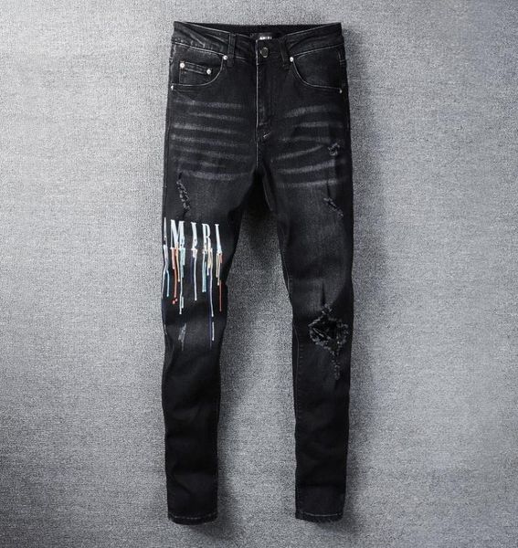 fashion brand mens jeans pencil pants amr black trousers streetwear zipper pocket striped patch hole jean for men stretch slim fee3523954, Blue
fashion brand mens jeans pencil pants amr black trousers streetwear zipper pocket striped patch hole jean for men stretch slim fee3523954, Blue