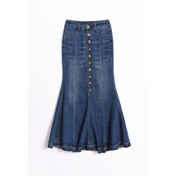 skirts fashion denim plus size spring autumn single breasted slim fishtail high waist stretch with ruffles buttocks 230317, Black
skirts fashion denim plus size spring autumn single breasted slim fishtail high waist stretch with ruffles buttocks 230317, Black