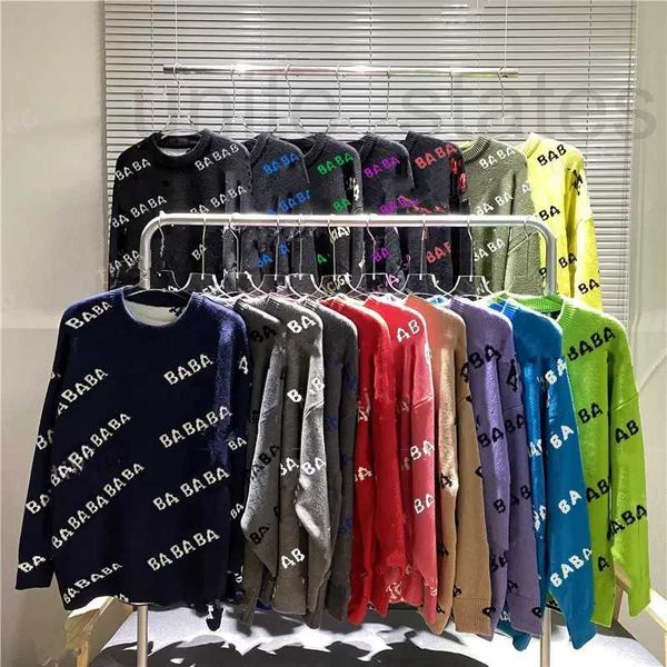 men's sweaters designer sweater man for woman knit crow neck womens fashion letter black long sleeve clothes pullover oversized blue 20, White;black
men's sweaters designer sweater man for woman knit crow neck womens fashion letter black long sleeve clothes pullover oversized blue 20, White;black