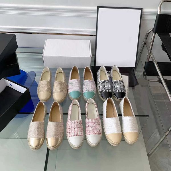 2023 plaid tweed luxury casual women shoes espadrilles summer designers ladies flat beach half slippers fashion woman loafers fisherman canv, Black
2023 plaid tweed luxury casual women shoes espadrilles summer designers ladies flat beach half slippers fashion woman loafers fisherman canv, Black