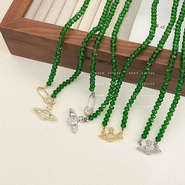 pendant necklaces strands strings western empress dowager planet pin zircon beaded green crystal necklace cool wind minority collarbone chai, Silver
pendant necklaces strands strings western empress dowager planet pin zircon beaded green crystal necklace cool wind minority collarbone chai, Silver