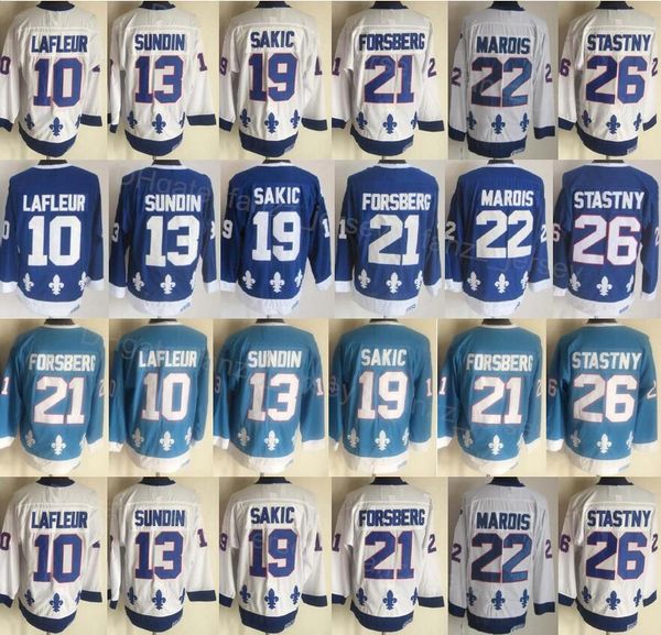 men retro ice hockey vintage 21 peter forsberg jersey 26 peter stastny 10 guy lafleur 13 mats sundin 19 joe sakic ccm home navy blue white b, Black;red
men retro ice hockey vintage 21 peter forsberg jersey 26 peter stastny 10 guy lafleur 13 mats sundin 19 joe sakic ccm home navy blue white b, Black;red