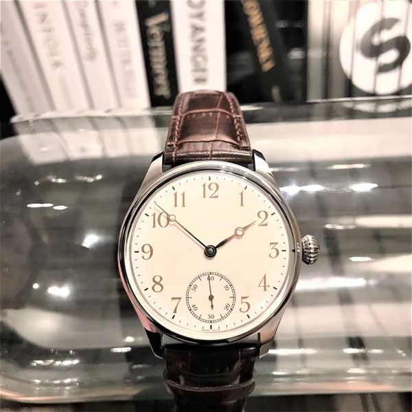 men's watch manual chaining movement stainless steel body three degree waterproof pot lid reinforced glass watch luxury watch, Slivery;brown
men's watch manual chaining movement stainless steel body three degree waterproof pot lid reinforced glass watch luxury watch, Slivery;brown