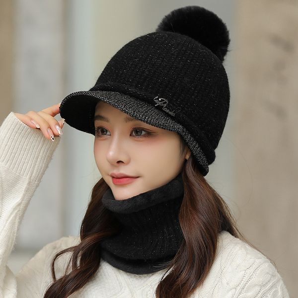 ball caps winter women's knitted flat tongue hat two piece set rabbit hair letter warm baseball hat ear protection neck waiver wool hat, Blue;gray
ball caps winter women's knitted flat tongue hat two piece set rabbit hair letter warm baseball hat ear protection neck waiver wool hat, Blue;gray