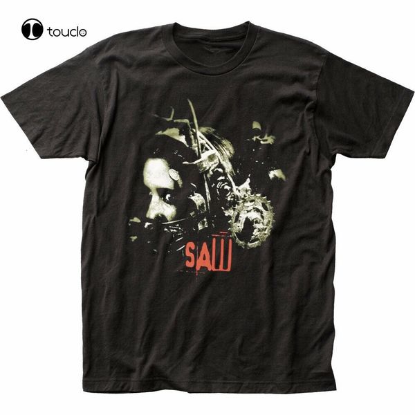 mens tshirts saw horror movie head trap jigsaw tshirt s5xl cotton tee shirt 230317, White;black
mens tshirts saw horror movie head trap jigsaw tshirt s5xl cotton tee shirt 230317, White;black