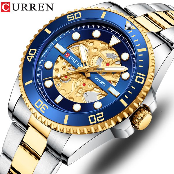wristwatches curren watches imitated mechanical design quartz clock men stainless steel band luminous wristwatches for male 230316, Slivery;brown
wristwatches curren watches imitated mechanical design quartz clock men stainless steel band luminous wristwatches for male 230316, Slivery;brown