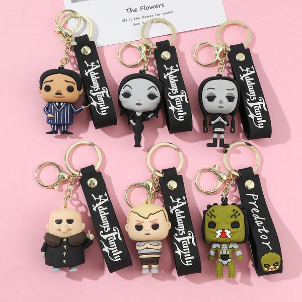 cartoon addams family 3d silicon pendant jewelry key chain backpack ornament car key ring gifts, Red;brown
cartoon addams family 3d silicon pendant jewelry key chain backpack ornament car key ring gifts, Red;brown