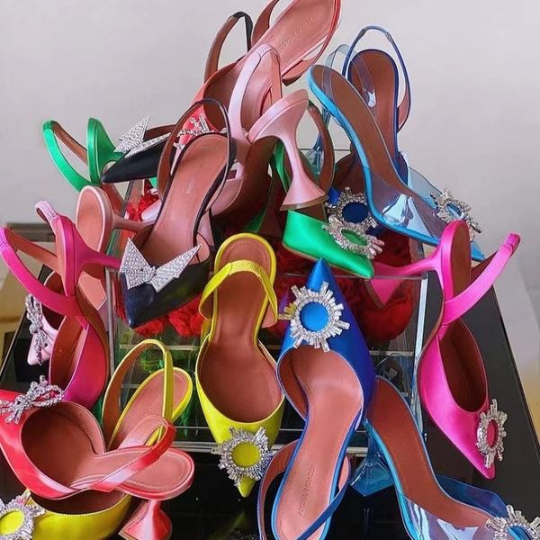 wedding muaddi amina sandals heeled shoes dress shoe luxury designer satin high bow crystal-embellished buckle pointed toe sunflower pcv san, Black
wedding muaddi amina sandals heeled shoes dress shoe luxury designer satin high bow crystal-embellished buckle pointed toe sunflower pcv san, Black
