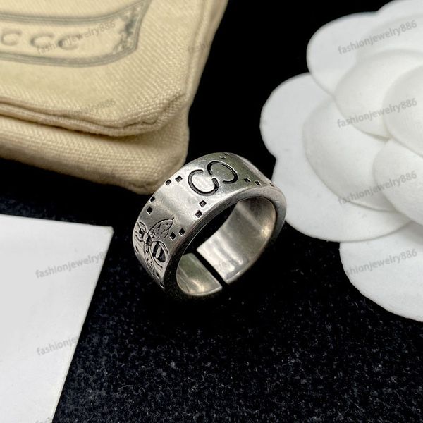 vintage classic silver letter band ring bague have stamp for men women bee rings bijoux lovers jewelry pary couple gift
vintage classic silver letter band ring bague have stamp for men women bee rings bijoux lovers jewelry pary couple gift