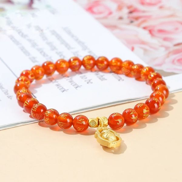natural red agate buddhist words carved lucky gourd charm bracelets women korean elegant round bead rope bangles for girls, Golden;silver
natural red agate buddhist words carved lucky gourd charm bracelets women korean elegant round bead rope bangles for girls, Golden;silver