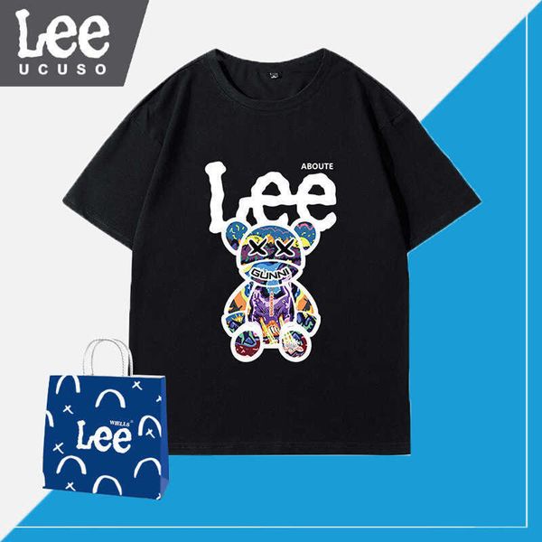 men's t-shirts leet shirt ucuso co branded bear half sleeve t-shirt men's summer loose fashion couple fashion short sleeve fashion, White;black
men's t-shirts leet shirt ucuso co branded bear half sleeve t-shirt men's summer loose fashion couple fashion short sleeve fashion, White;black