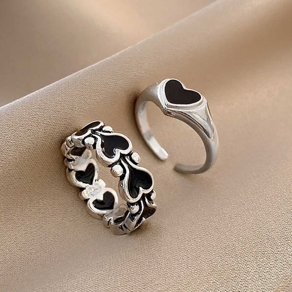band rings 2022 new rings individuality baroque vintage hit colour love heart metal gothic rings for women girls party jewelry accessories g, Silver
band rings 2022 new rings individuality baroque vintage hit colour love heart metal gothic rings for women girls party jewelry accessories g, Silver