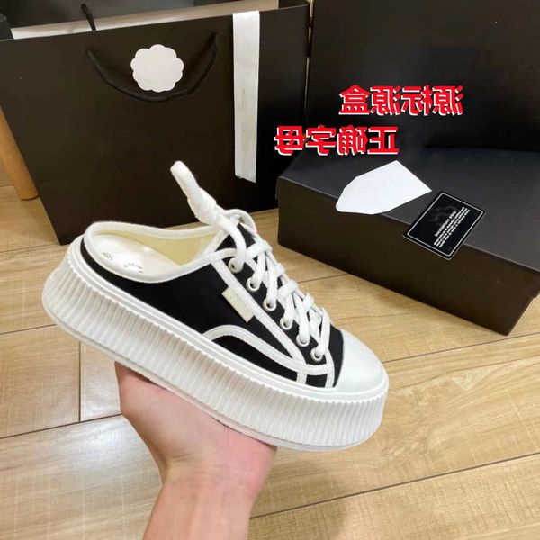 designer shoes channel women sneakers small fragrant biscuit shoes half trailer women's summer new thick sole canvas shoes women's, Black
designer shoes channel women sneakers small fragrant biscuit shoes half trailer women's summer new thick sole canvas shoes women's, Black