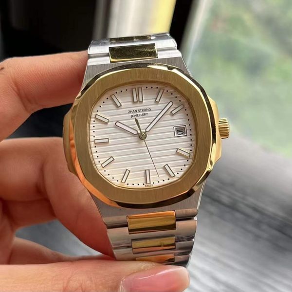 style mens automatic mechanical watches 40mm full stainless steel strap quartz movement wristwatch classic business party gifts for man wris, Slivery;brown
style mens automatic mechanical watches 40mm full stainless steel strap quartz movement wristwatch classic business party gifts for man wris, Slivery;brown