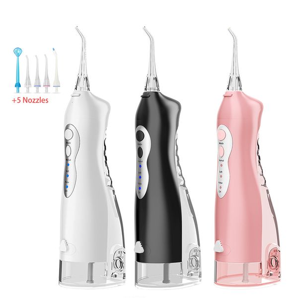 other oral hygiene oral irrigator usb rechargeable water flosser family travel gift portable dental water jet water tank waterproof 5 nozzle
other oral hygiene oral irrigator usb rechargeable water flosser family travel gift portable dental water jet water tank waterproof 5 nozzle