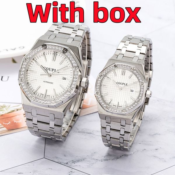men's automatic mechanical watch classic style 42mm all stainless steel band watch sapphire super bright couple, Slivery;brown
men's automatic mechanical watch classic style 42mm all stainless steel band watch sapphire super bright couple, Slivery;brown