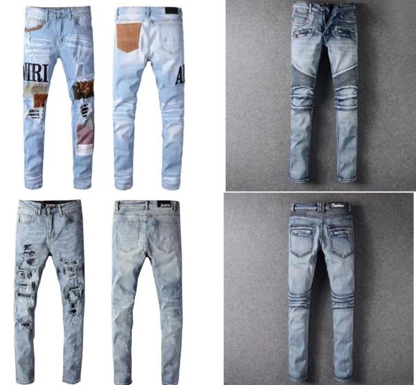 2022 hiphop high street fashion brand jeans embroidery patch fold stitching men039s designer motorcycle riding slim pants5307826, Blue
2022 hiphop high street fashion brand jeans embroidery patch fold stitching men039s designer motorcycle riding slim pants5307826, Blue