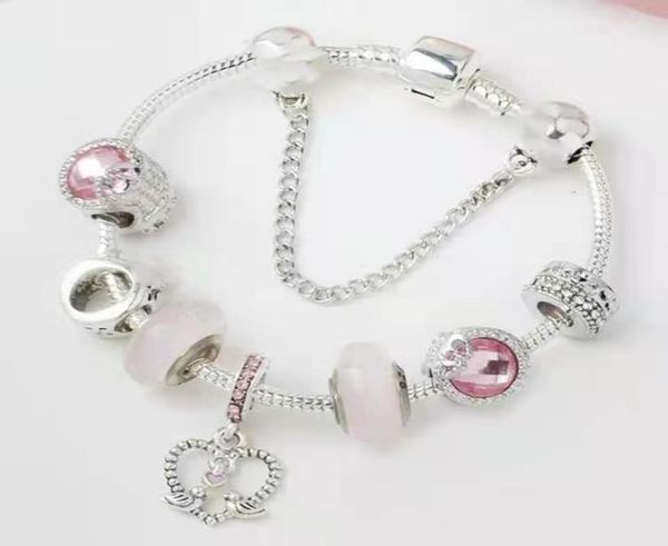 1621cm new pink charm bracelet 925 silver bracelet charm heart beads bird pendant diy jewelry fit for christmas bracelet and valen1461360, Golden;silver
1621cm new pink charm bracelet 925 silver bracelet charm heart beads bird pendant diy jewelry fit for christmas bracelet and valen1461360, Golden;silver