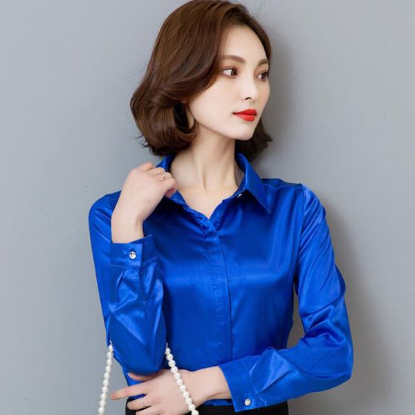 women's blouses shirts peacock blue satin shirt women long sleeve silk blouses women work wear uniform office shirt simple blouse s-3x, White
women's blouses shirts peacock blue satin shirt women long sleeve silk blouses women work wear uniform office shirt simple blouse s-3x, White