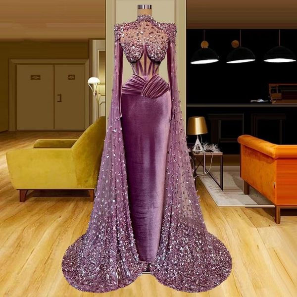 2023 prom dresses crystal purple mermaid long sleeves sequins party dresses ruffles glitter celebrity graduation party dress custom made eve, Black
2023 prom dresses crystal purple mermaid long sleeves sequins party dresses ruffles glitter celebrity graduation party dress custom made eve, Black