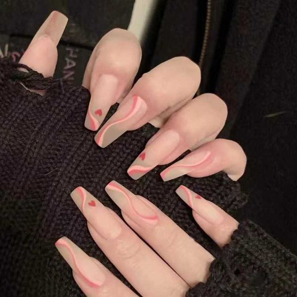 false nails temperament whitening enhancement finished french long ballet matte pseudo wearing 230317, Red;gold
false nails temperament whitening enhancement finished french long ballet matte pseudo wearing 230317, Red;gold