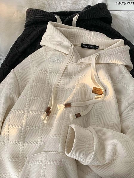 womens hoodies sweatshirts waffle sweatshirt mens trendy ins autumn and winter pleece thick plussize oversize brand hooded coat 230317, Black
womens hoodies sweatshirts waffle sweatshirt mens trendy ins autumn and winter pleece thick plussize oversize brand hooded coat 230317, Black