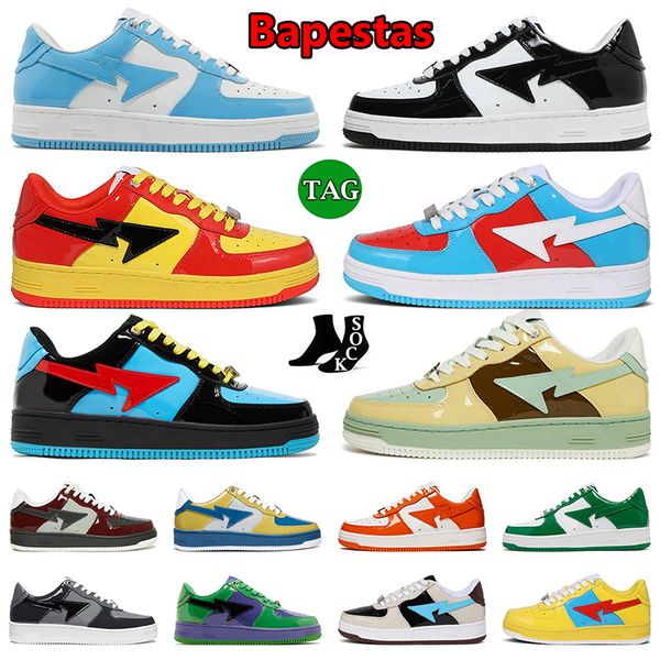 bapestas baped designer shoes platform sneakers bapesta sk8 sta patent leather green black white plate-forme for men women trainers jogging
bapestas baped designer shoes platform sneakers bapesta sk8 sta patent leather green black white plate-forme for men women trainers jogging