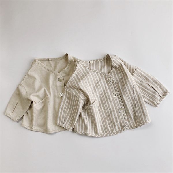 kids shirts spring boys girls cotton linen long sleeve shirts korean style clothing toddler kids casual loose shirts coat 230317, White;black
kids shirts spring boys girls cotton linen long sleeve shirts korean style clothing toddler kids casual loose shirts coat 230317, White;black