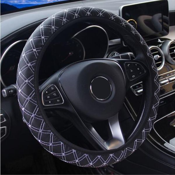 leather steering wheel cover without the inner ring universal fit for round/d-shaped steering wheel car accessories
leather steering wheel cover without the inner ring universal fit for round/d-shaped steering wheel car accessories