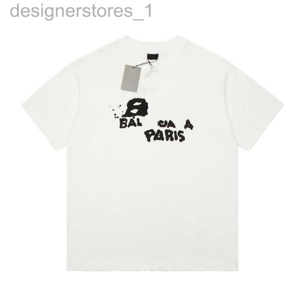 women's t-shirt designer new fashion brand graffiti hand-painted short-sleeved t-shirt loose casual half-sleeved bottom shirt round-nec, White
women's t-shirt designer new fashion brand graffiti hand-painted short-sleeved t-shirt loose casual half-sleeved bottom shirt round-nec, White