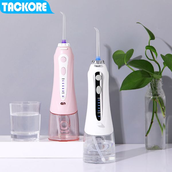 other oral hygiene tackore 5 modes usb charger oral irrigator portable teeth flosser spa cleaner ipx7 waterproof water flossing 240ml 230317
other oral hygiene tackore 5 modes usb charger oral irrigator portable teeth flosser spa cleaner ipx7 waterproof water flossing 240ml 230317