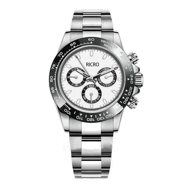 men's mechanical watch ceramic ring mouth multi-functional automatic movement no timing function 40mm size made of 316 fine s271o, Slivery;brown
men's mechanical watch ceramic ring mouth multi-functional automatic movement no timing function 40mm size made of 316 fine s271o, Slivery;brown