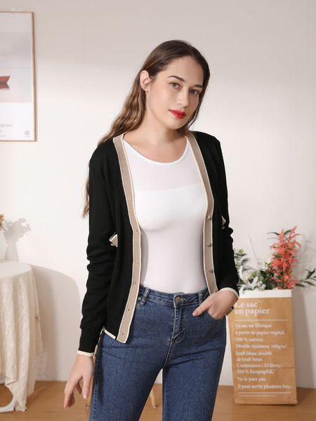 women's knits tees tricot outerwear crochet black cropped korean fashion style cardigan female vneck knitted ladies sweaters 230317, White
women's knits tees tricot outerwear crochet black cropped korean fashion style cardigan female vneck knitted ladies sweaters 230317, White