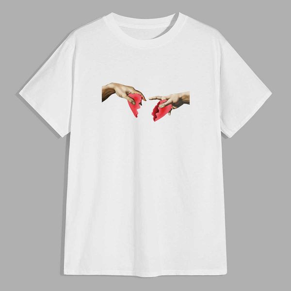 men's t-shirts new men's casual short sleeve printed t-shirt, White;black
men's t-shirts new men's casual short sleeve printed t-shirt, White;black