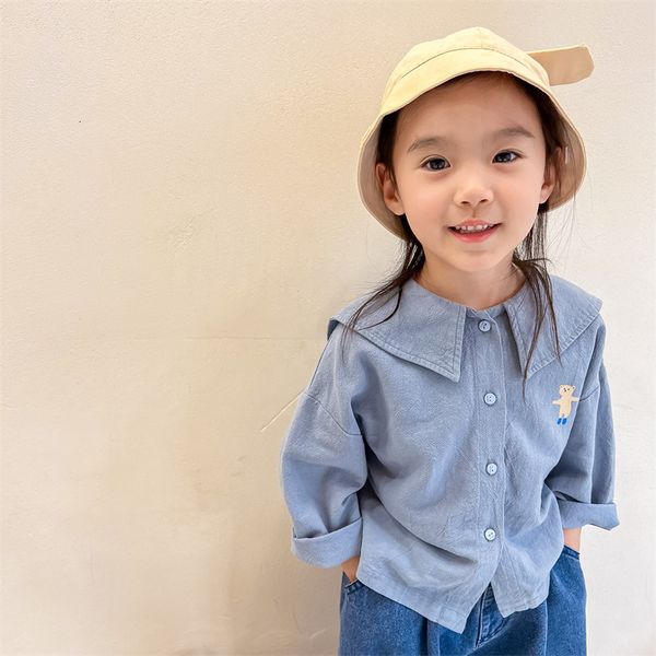 kids shirts baby girls cartoon bear long sleeve shirts kids navy collar casual solid color clothes 230317, White;black
kids shirts baby girls cartoon bear long sleeve shirts kids navy collar casual solid color clothes 230317, White;black