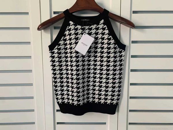designer luxury coats ss balman spring new jacquard thousand bird lattice slim fit vest suspender women's tshirt ins classic letter pri, Black;white
designer luxury coats ss balman spring new jacquard thousand bird lattice slim fit vest suspender women's tshirt ins classic letter pri, Black;white