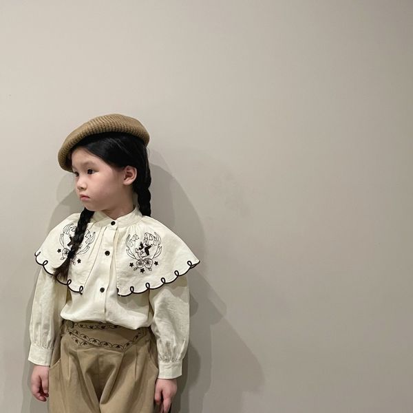 kids shirts 3285b korea girl shirt embroidery autumn sweet girl's shirt embroidered retro lapel princess shirt 230317, White;black
kids shirts 3285b korea girl shirt embroidery autumn sweet girl's shirt embroidered retro lapel princess shirt 230317, White;black