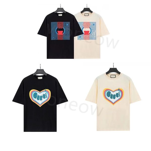 2023 gcci mens t-shirts designer luxury womens wear summer round neck short sleeves outdoor breathable cotton printed lovers' clothing, White;black
2023 gcci mens t-shirts designer luxury womens wear summer round neck short sleeves outdoor breathable cotton printed lovers' clothing, White;black