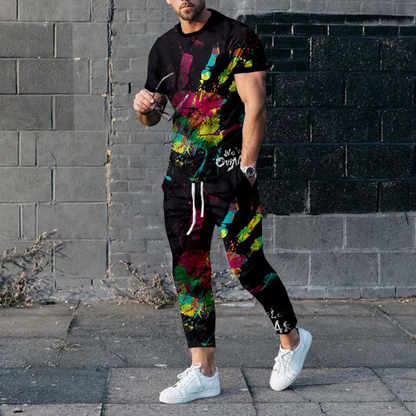 men s tracksuits arrival bob tracksuit set short sleeves t shirt trousers outfits print breathable casual suits mens summer clothes 230316, Gray
men s tracksuits arrival bob tracksuit set short sleeves t shirt trousers outfits print breathable casual suits mens summer clothes 230316, Gray