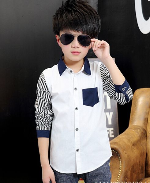 kids shirts autumn children's clothing boys shirts casual splice long sleeves cotton baby boy shirts for big boys kids print shirt 230, White;black
kids shirts autumn children's clothing boys shirts casual splice long sleeves cotton baby boy shirts for big boys kids print shirt 230, White;black