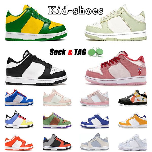 2023 new kids dunky panda retro kids shoes 75th anniversary blooklyn nets kids designer running shoes lime ice purple pulse strange love kid, Black
2023 new kids dunky panda retro kids shoes 75th anniversary blooklyn nets kids designer running shoes lime ice purple pulse strange love kid, Black