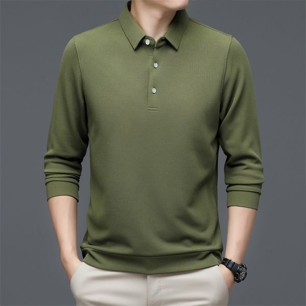 men's polos polo shirt men solid business casual long sleeve mens polo shirt fashion turn down collar slim polo tees men m-4xl 230317, White;black
men's polos polo shirt men solid business casual long sleeve mens polo shirt fashion turn down collar slim polo tees men m-4xl 230317, White;black