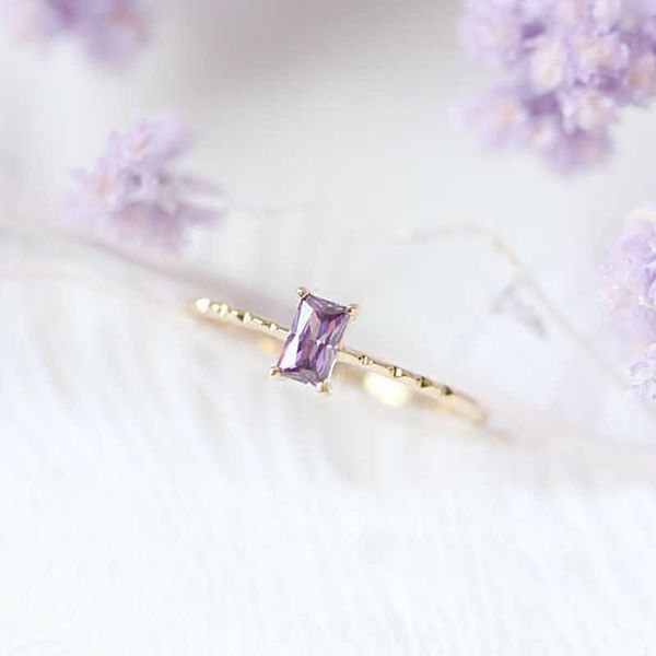 band rings zhouyang dainty ring for women korean style square purple crystal light yellow gold color fashion jewelry gift for girls kbr011 g, Silver
band rings zhouyang dainty ring for women korean style square purple crystal light yellow gold color fashion jewelry gift for girls kbr011 g, Silver