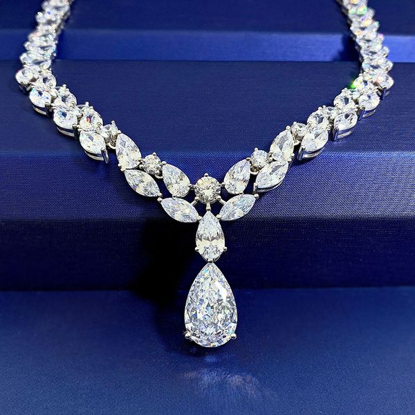 handmade moissanite diamond necklace 925 sterling silver party wedding chocker necklace for women bridal pendant jewelry gift
handmade moissanite diamond necklace 925 sterling silver party wedding chocker necklace for women bridal pendant jewelry gift