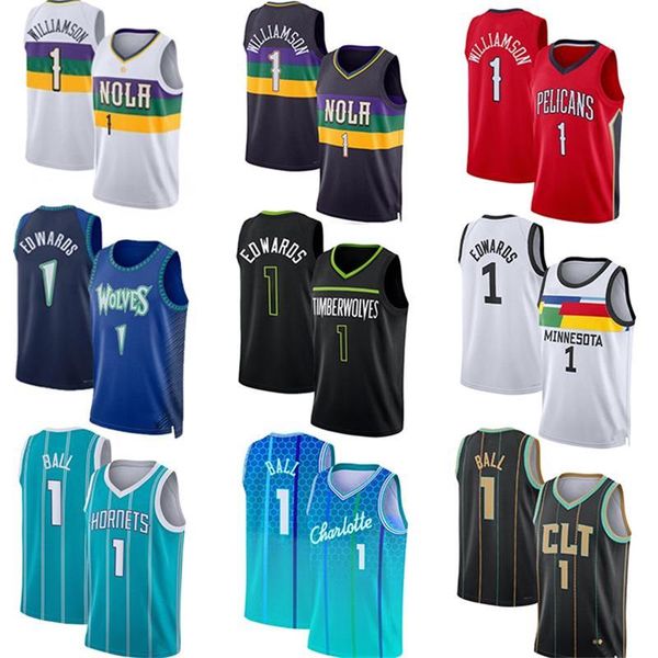 s-xxxl men basketball jerseys anthony edwards lamelo ball zion 1 williamson hornet timberwolve pelican city jersey edition men wear vest, Black;red
s-xxxl men basketball jerseys anthony edwards lamelo ball zion 1 williamson hornet timberwolve pelican city jersey edition men wear vest, Black;red