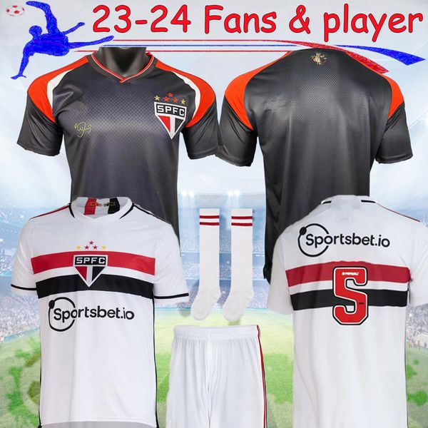 23 24 sao paulo fc soccer jerseys luciano 2023 player special kids kit arboleda rafinha calleri alisson pablo maia pele eterno home football, Black;yellow
23 24 sao paulo fc soccer jerseys luciano 2023 player special kids kit arboleda rafinha calleri alisson pablo maia pele eterno home football, Black;yellow