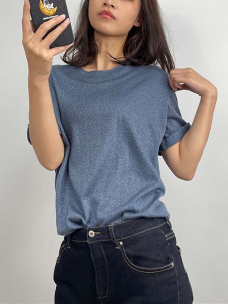 women's t-shirt women's linen silk solid color t-shirt spring summer ladies round neck short-sleeved casual tshirt 230317, White
women's t-shirt women's linen silk solid color t-shirt spring summer ladies round neck short-sleeved casual tshirt 230317, White