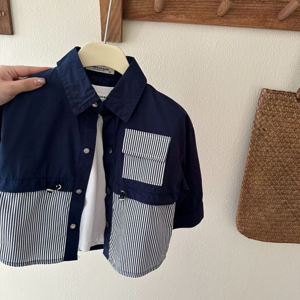 kids shirts children's shirt spring boys and girls patchwork stripes shirt baby personality shirt coat 230317, White;black
kids shirts children's shirt spring boys and girls patchwork stripes shirt baby personality shirt coat 230317, White;black