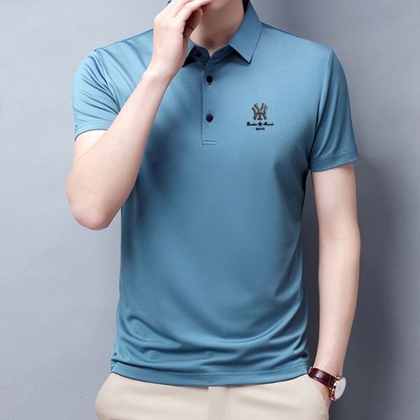 men's polos summer men's casual lapel seamless ice silk cool polo shirt short-sleeved casual t-shirt dad wear 230317, White;black
men's polos summer men's casual lapel seamless ice silk cool polo shirt short-sleeved casual t-shirt dad wear 230317, White;black